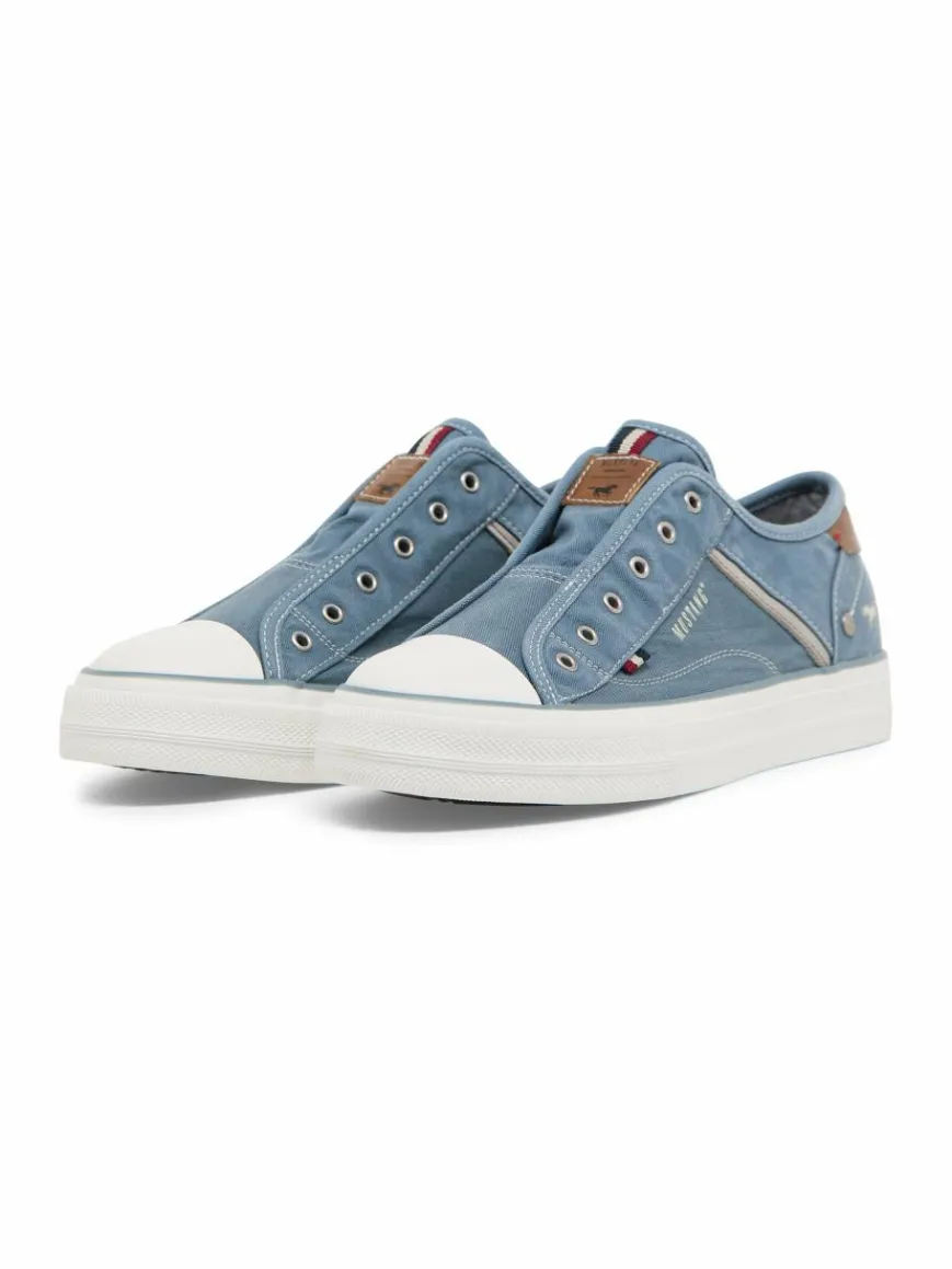 Mustang Sneaker*Damen Sneaker blau uni