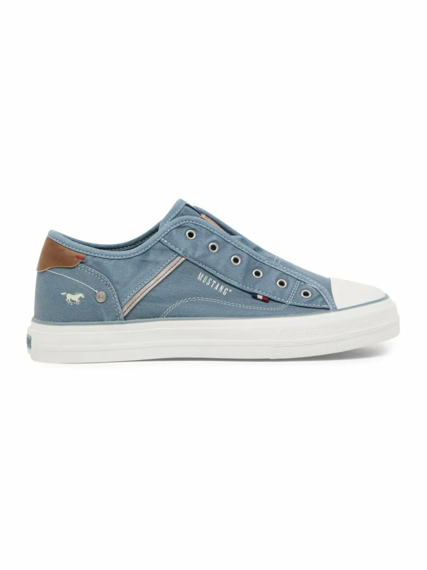 Mustang Sneaker*Damen Sneaker blau uni