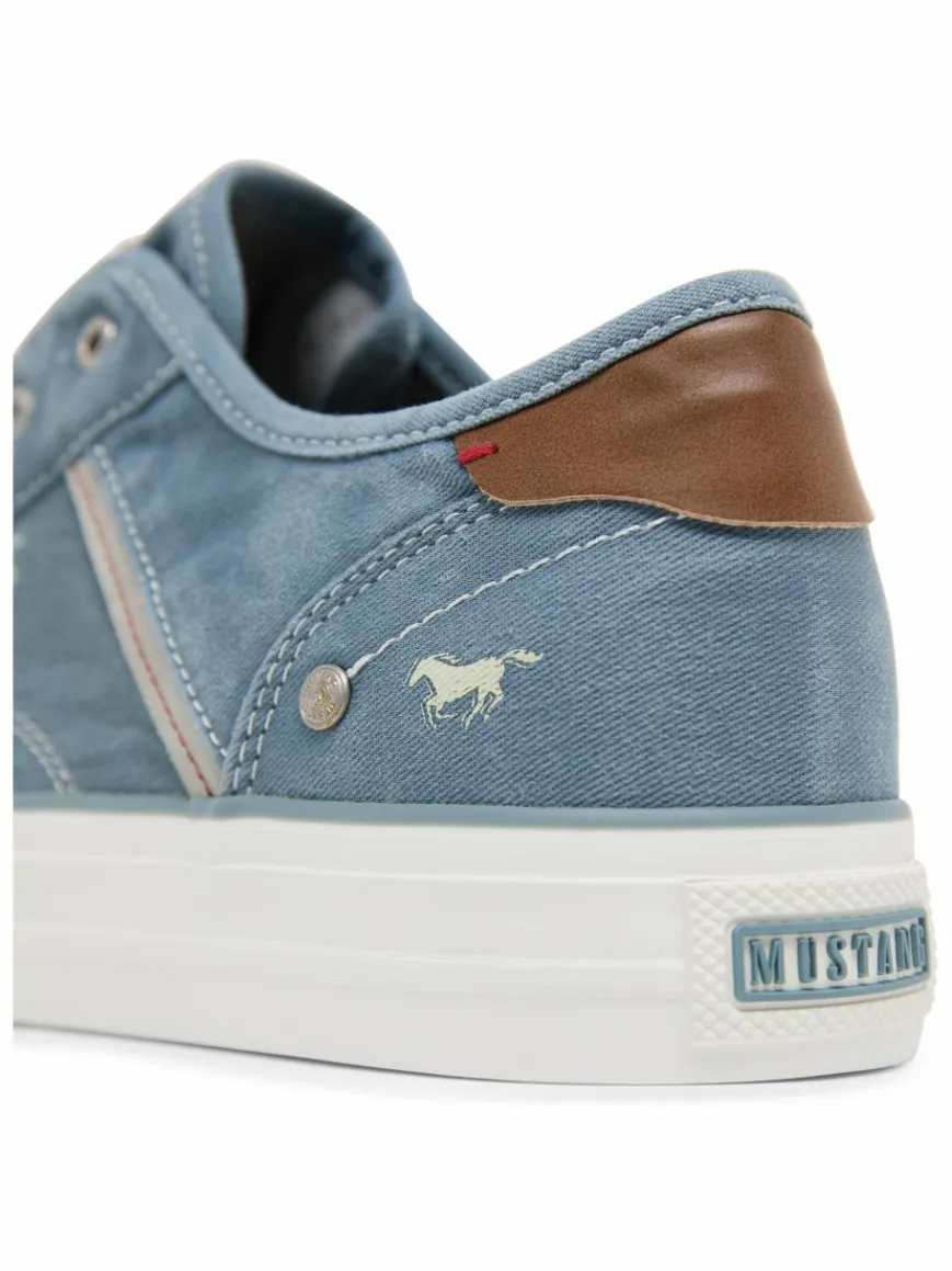 Mustang Sneaker*Damen Sneaker blau uni