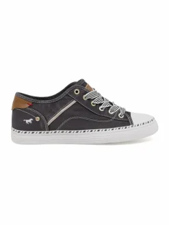 Mustang Sneaker*Damen Sneaker schwarz uni