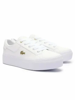Lacoste Sneaker*Damen Sneaker weiß uni