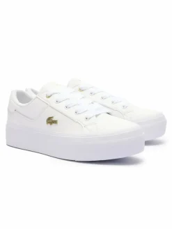 Lacoste Sneaker*Damen Sneaker weiß uni