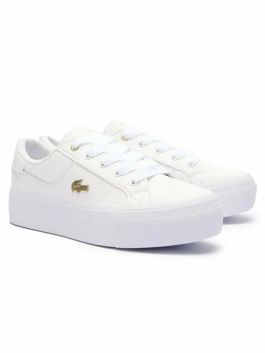 Lacoste Sneaker*Damen Sneaker weiß uni