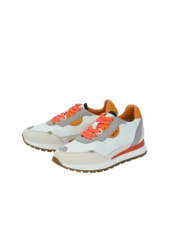 FREUDE Sneaker*Damen Sneaker - AGATA weiß orange uni