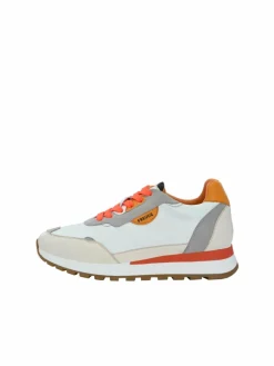 FREUDE Sneaker*Damen Sneaker - AGATA weiß orange uni