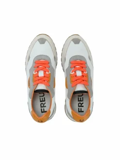 FREUDE Sneaker*Damen Sneaker - AGATA weiß orange uni