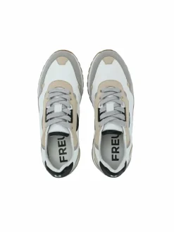 FREUDE Sneaker*Damen Sneaker - AGATA weiß grau uni