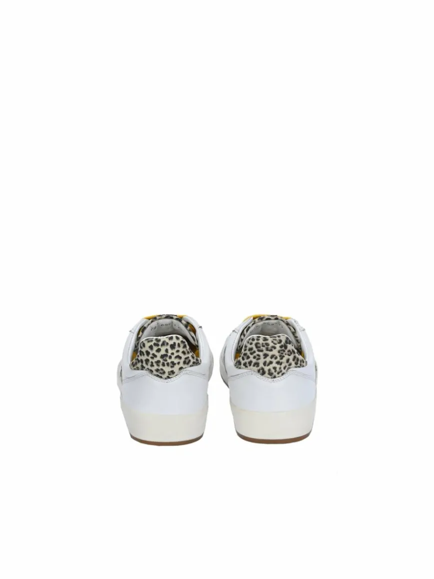 FREUDE Sneaker*Damen Sneaker - ARIELLE weiß braun uni