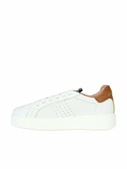 Crickit Sneaker*Damen Sneaker - HARPER weiß braun uni