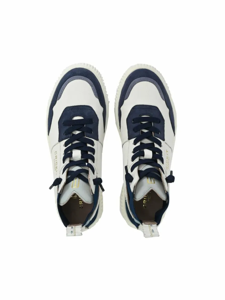 Crickit Sneaker*Damen Sneaker - OLISA weiß blau bedruckt