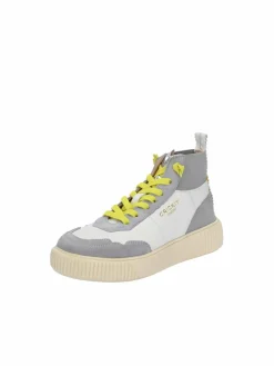 Crickit Sneaker*Damen Sneaker - OLISA weiß hellgrau bedruckt