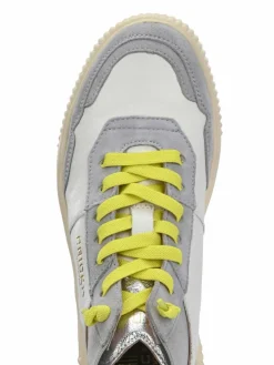 Crickit Sneaker*Damen Sneaker - OLISA weiß hellgrau bedruckt