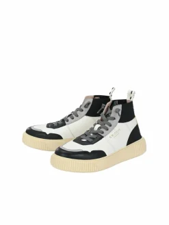 Crickit Sneaker*Damen Sneaker - OLISA weiß schwarz bedruckt