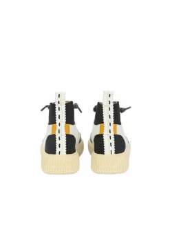 Crickit Sneaker*Damen Sneaker - OLISA weiß schwarz bedruckt