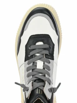 Crickit Sneaker*Damen Sneaker - OLISA weiß schwarz bedruckt