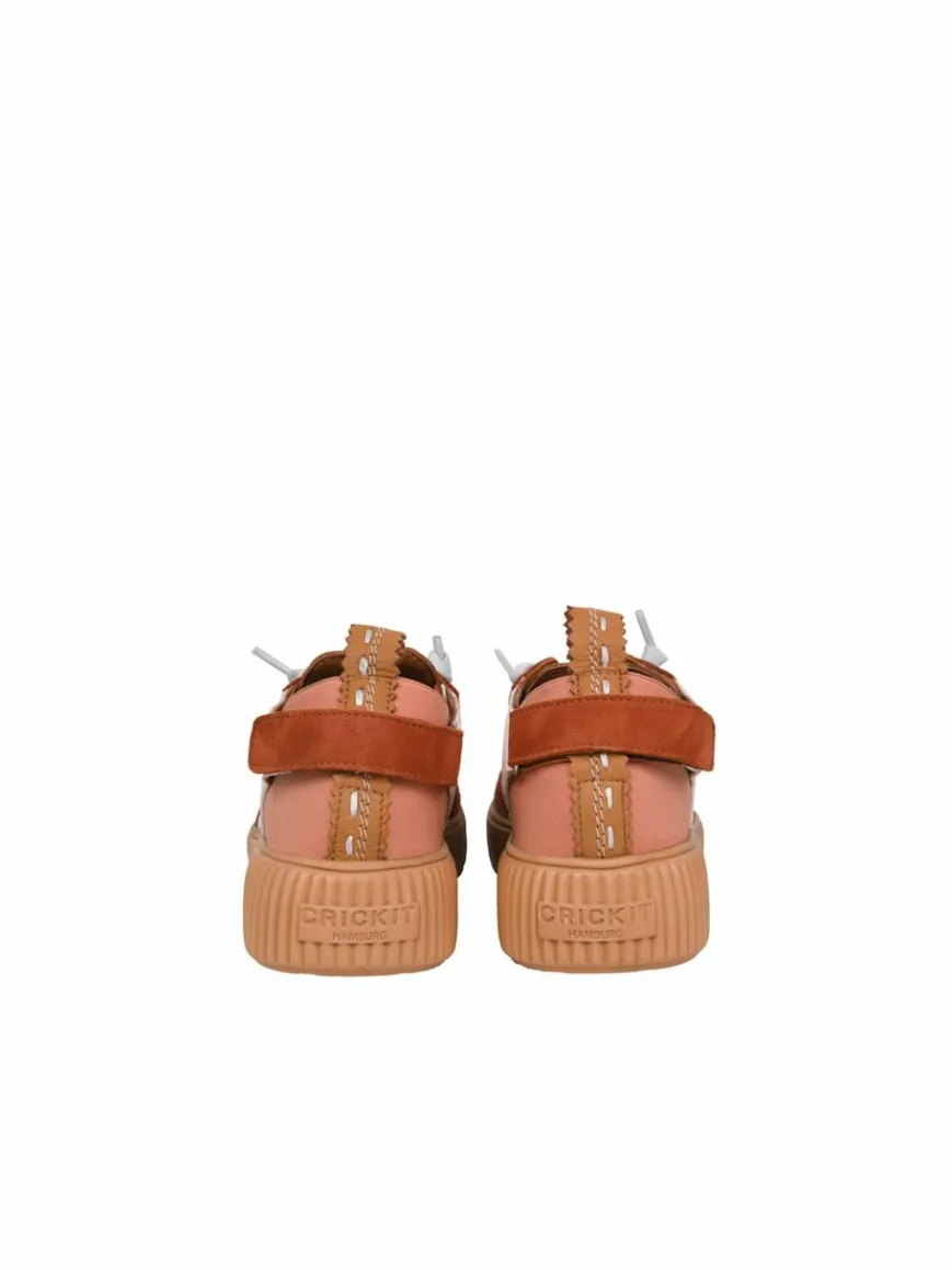 Crickit Sneaker*Damen Sneaker - PARIA weiß braun uni