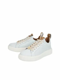 Crickit Sneaker*Damen Sneaker - PEACHES weiß braun bedruckt