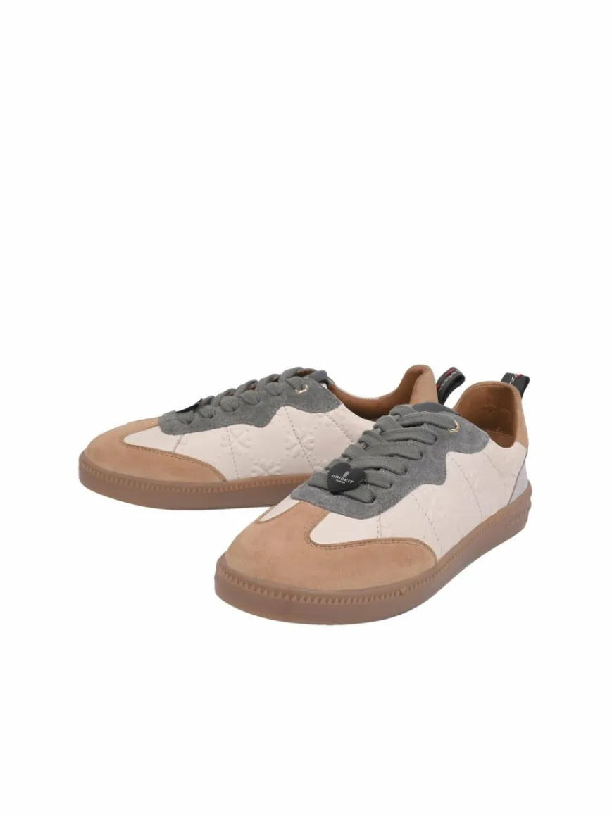 Crickit Sneaker*Damen Sneaker - PERLA weiß bedruckt