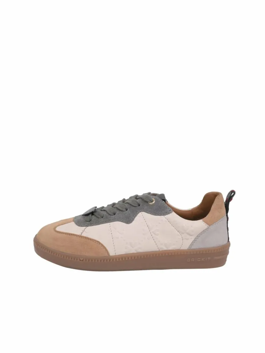 Crickit Sneaker*Damen Sneaker - PERLA weiß bedruckt