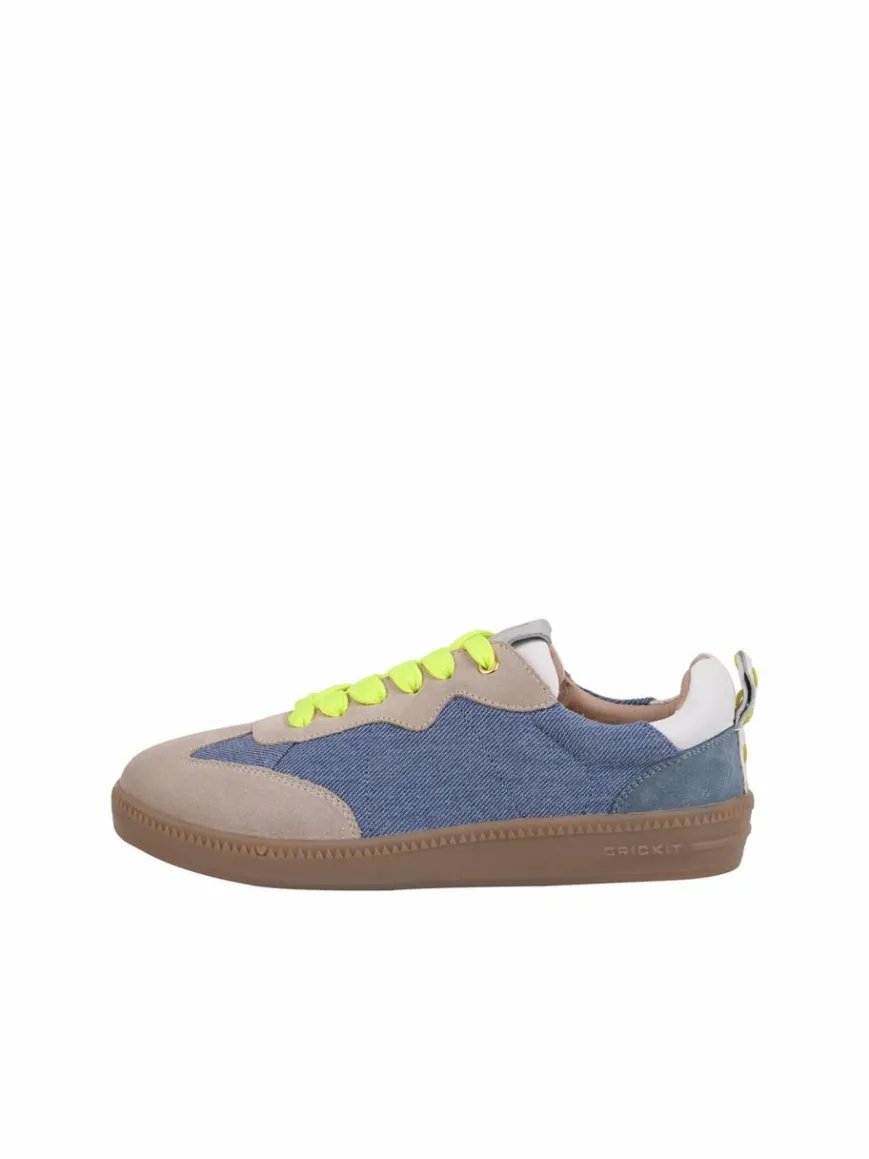 Crickit Sneaker*Damen Sneaker - RUNA blau beige uni