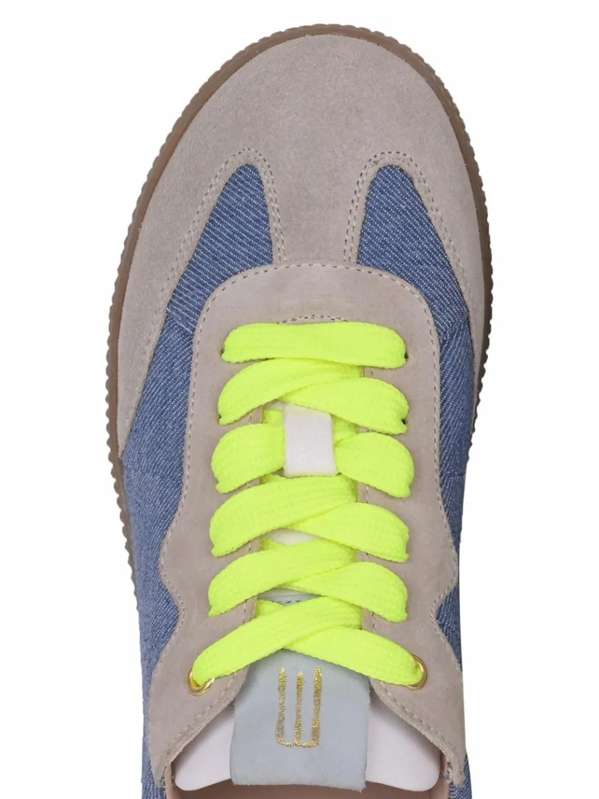 Crickit Sneaker*Damen Sneaker - RUNA blau beige uni