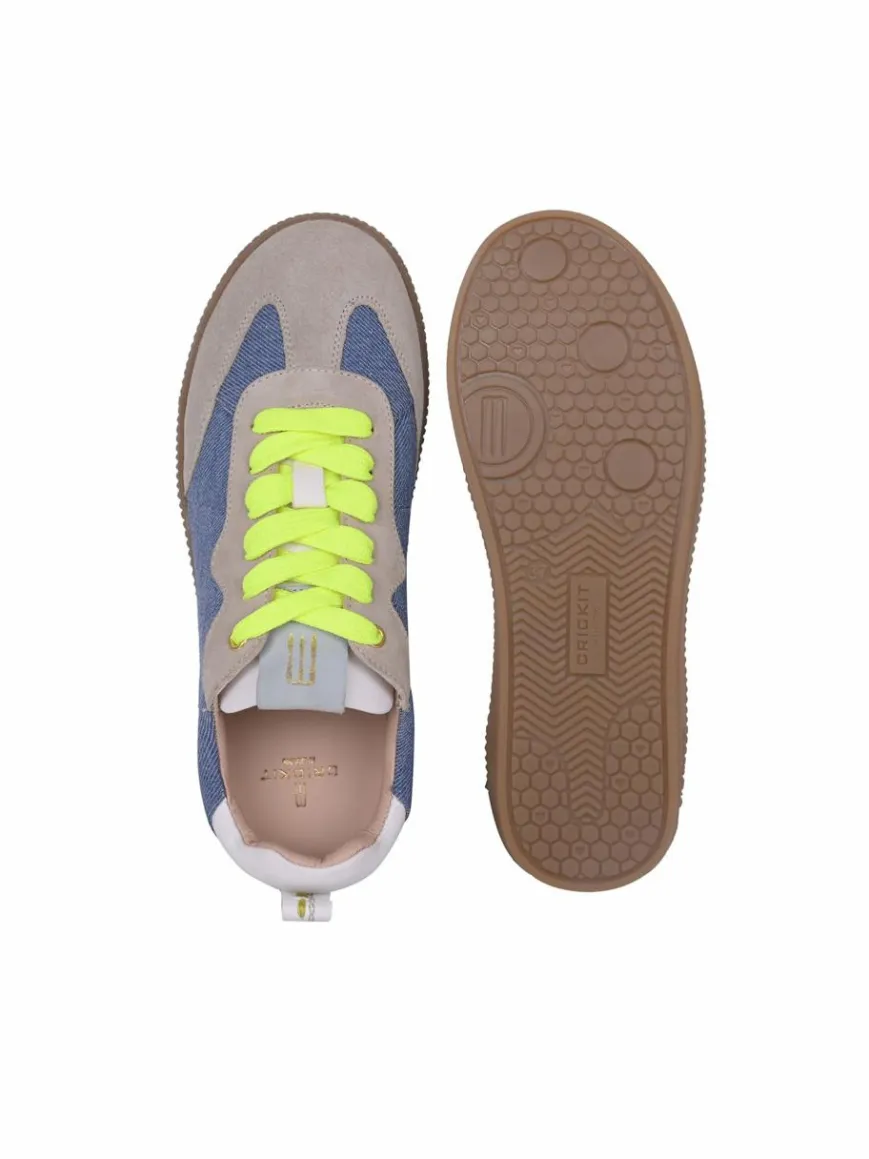 Crickit Sneaker*Damen Sneaker - RUNA blau beige uni