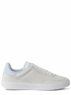 Tommy Hilfiger Sneaker*Damen Sneaker aus Leder weiß uni