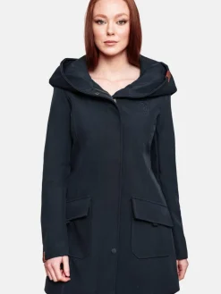 Marikoo Jacken & Westen*Damen Softshellmantel - Mayleen blau uni