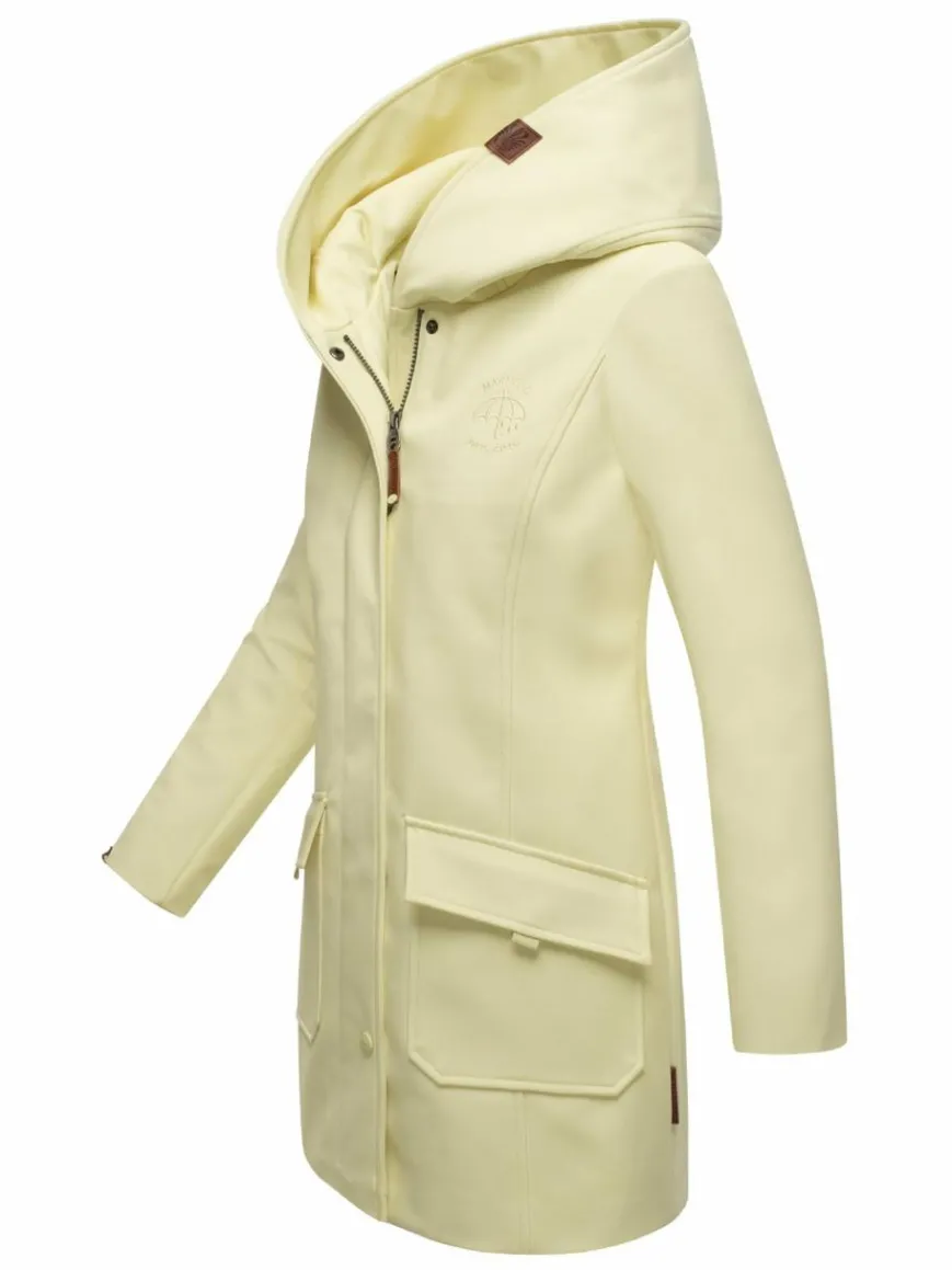 Marikoo Jacken & Westen*Damen Softshellmantel - Mayleen gelb uni