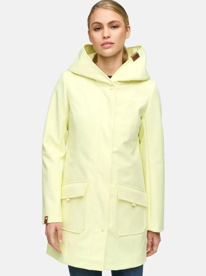 Marikoo Jacken & Westen*Damen Softshellmantel - Mayleen gelb uni