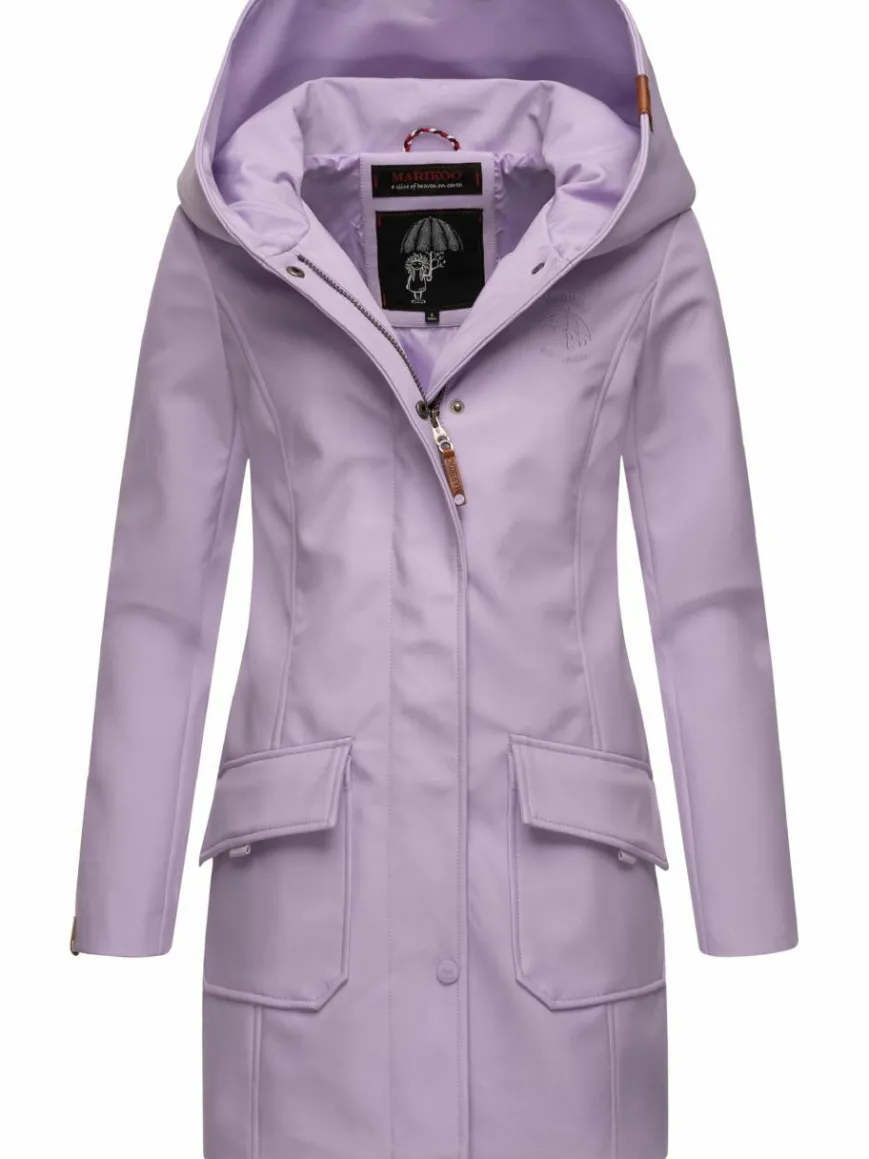 Marikoo Jacken & Westen*Damen Softshellmantel - Mayleen lila uni