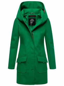 Marikoo Jacken & Westen*Damen Softshellmantel - Mayleen grün uni
