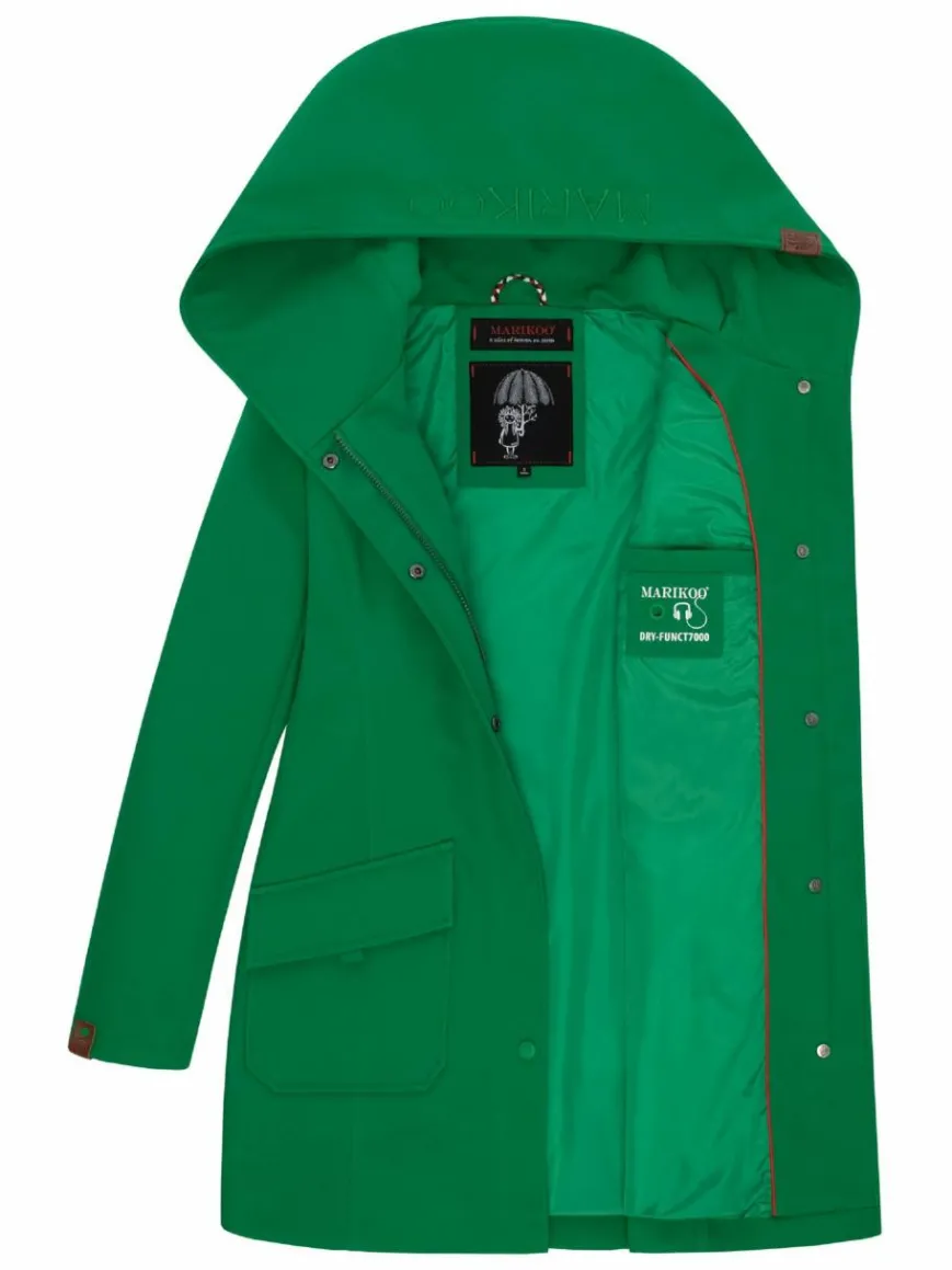 Marikoo Jacken & Westen*Damen Softshellmantel - Mayleen grün uni