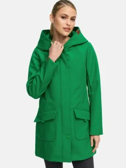 Marikoo Jacken & Westen*Damen Softshellmantel - Mayleen grün uni