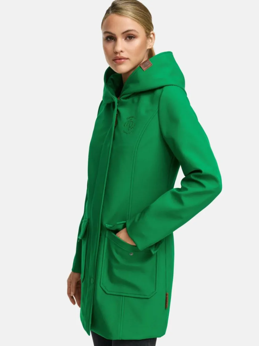 Marikoo Jacken & Westen*Damen Softshellmantel - Mayleen grün uni