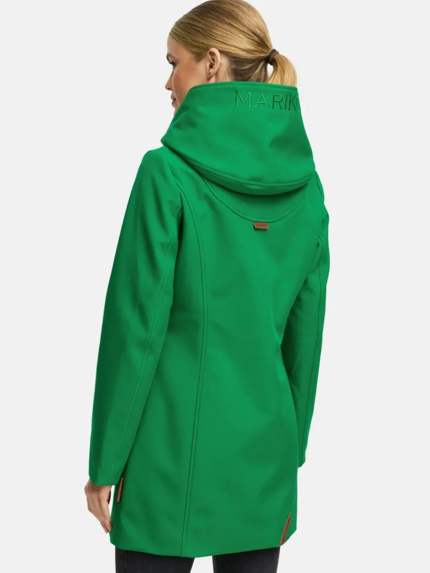 Marikoo Jacken & Westen*Damen Softshellmantel - Mayleen grün uni