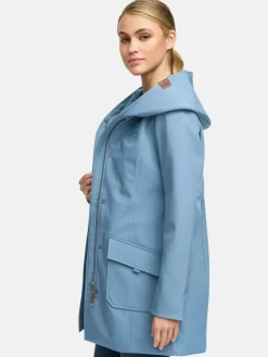 Marikoo Jacken & Westen*Damen Softshellmantel - Mayleen hellblau uni