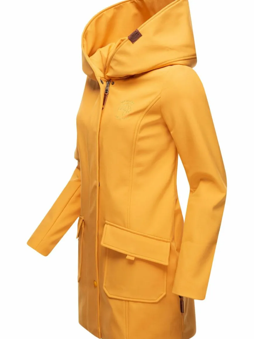 Marikoo Jacken & Westen*Damen Softshellmantel - Mayleen gelb uni