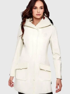 Marikoo Jacken & Westen*Damen Softshellmantel - Mayleen weiß uni