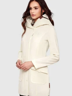 Marikoo Jacken & Westen*Damen Softshellmantel - Mayleen weiß uni