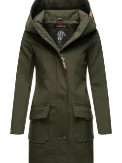 Marikoo Jacken & Westen*Damen Softshellmantel - Mayleen oliv uni