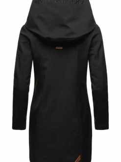 Marikoo Jacken & Westen*Damen Softshellmantel - Mayleen schwarz uni