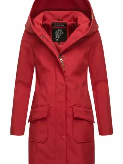 Marikoo Jacken & Westen*Damen Softshellmantel - Mayleen rot uni