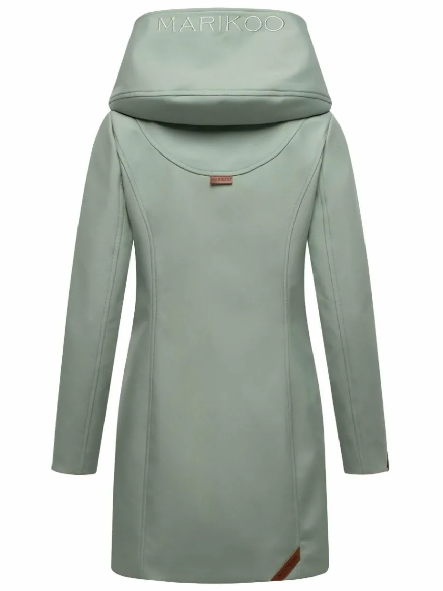 Marikoo Jacken & Westen*Damen Softshellmantel - Mayleen mint uni