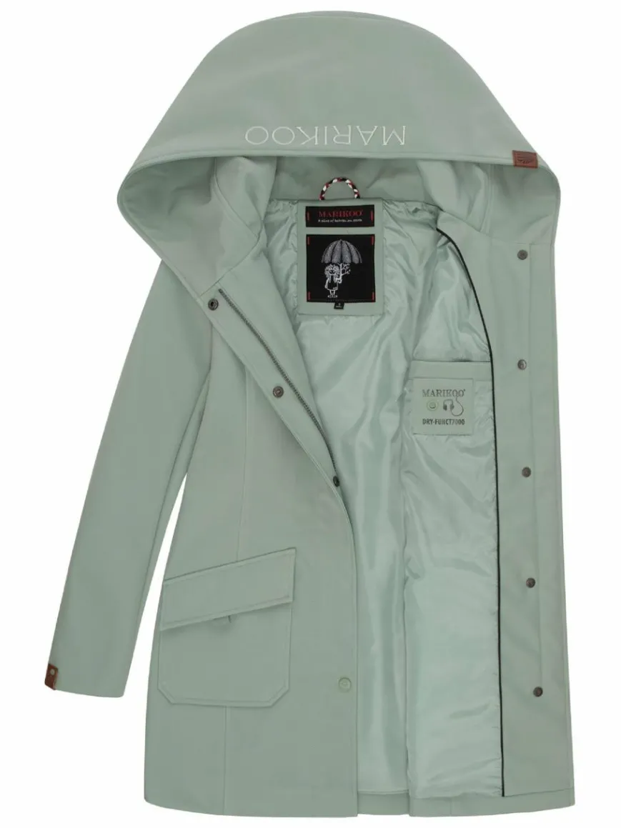 Marikoo Jacken & Westen*Damen Softshellmantel - Mayleen mint uni