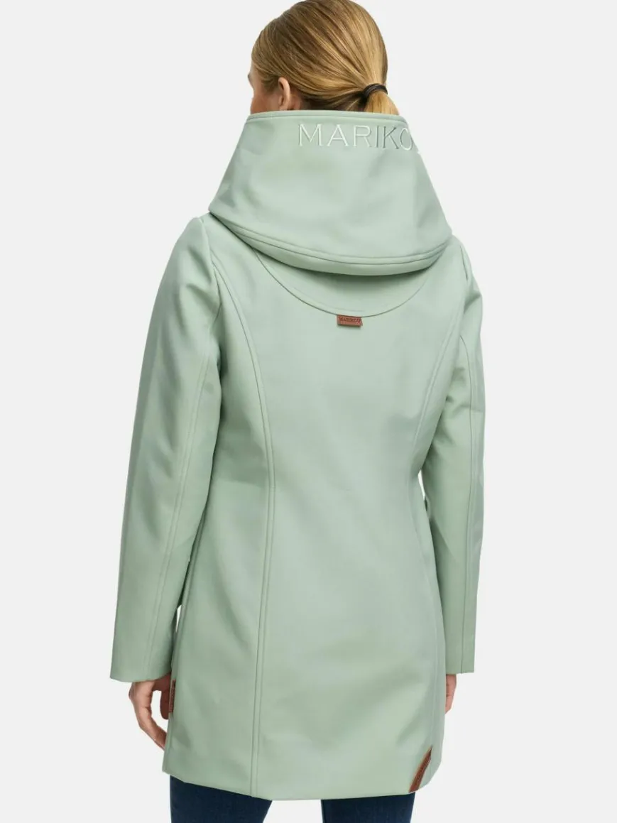 Marikoo Jacken & Westen*Damen Softshellmantel - Mayleen mint uni