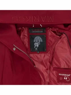 Marikoo Jacken & Westen*Damen Softshellmantel - Mayleen bordeaux uni