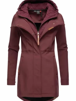 Ragwear Jacken & Westen*Damen Softshellmantel - Ybela bordeaux uni