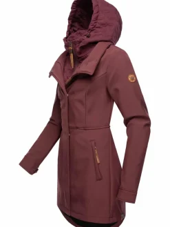Ragwear Jacken & Westen*Damen Softshellmantel - Ybela bordeaux uni