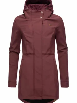 Ragwear Jacken & Westen*Damen Softshellmantel - Ybela bordeaux uni